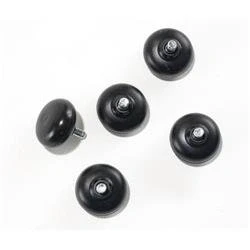 Image of Set Of 5 11mm Onion Glides Black AC1030