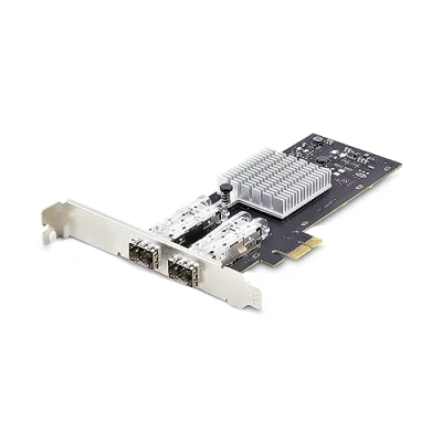 Image of StarTech.com 2 Port GbE SFP NETWORK Card, PCIe 2.0 x1, Intel I350 AM2 2x 1GbE Controller, 1000BASE Copper/Fiber Optic, Dual Gigabit Ethernet NIC, Desktop/Server Backplanes (P021GI CARD)