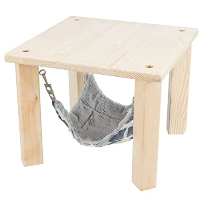 Image of Trixie Sunny Hammock Shelter, Colourful/Grey, 28 x 24 cm