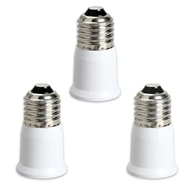 Image of FINELED E27 to Light Extender Adapter Base, 3 Pack Converter for Lamp Bulb Holder Fitting