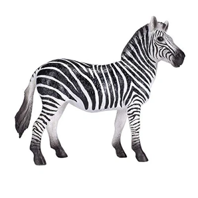 Image of MOJO Zebra Hand Painted Toy Figure Wildlife Collection True to Life &amp; Highly Detailed Designed in UK