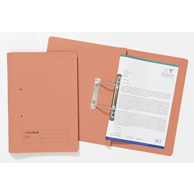 Image of Exacompta Guildhall Transfer File 285gsm Foolscap Orange (25 Pack)