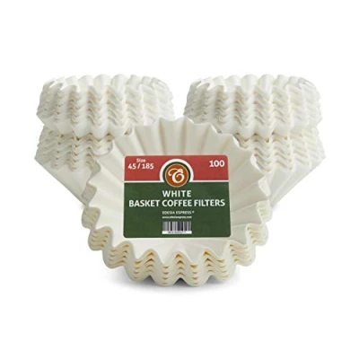 Image of EDESISA ESPRESS 500 Size 45/185mm Basket Coffee Filter Papers White Compatible with Kalita Wave KWF 185