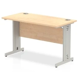 Image of Impulse 1200x600 Maple Silver Cable Leg