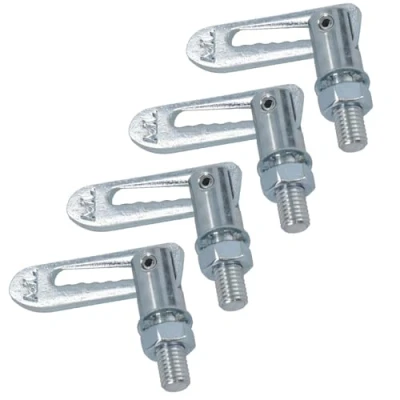 Image of AB Tools Antiluce Drop Catch Anti Luce Fasteners M8 x 20mm Tail Gate Trailers Gates 4pc