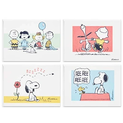 Image of Hallmark Peanuts Blank Cards Assortment, 70th Anniversary (40 Note with Envelopes)