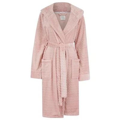 Image of Tokyo Laundry Women&#039;s &#039;Lou&#039; Chunky Ribbed Hooded Dressing Gown
