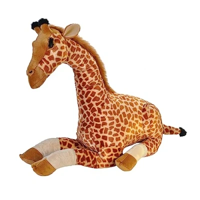 Image of Wild Republic Jumbo Giraffe Giant Plush Soft Toy, Gifts for Kids, 76 cm