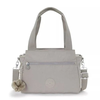 Image of Kipling Women&#039;s Elysia Handbag, Grey Gris, Medium
