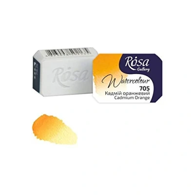 Image of Professional Watercolour Paint, 2,5ml Half Pan, Gallery (Cadmium Orange)