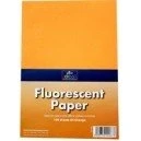 Image of 5 Sheets A4 Fluorescent Orange 80GSM Paper Printer Copier Craft Office Stationery 20+ Colours Available