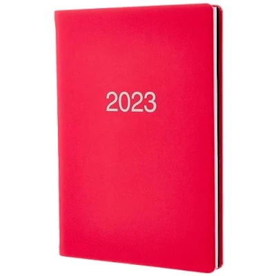 Image of Letts of London Dazzle A5 week to view 2023 diary pink (23 080876)