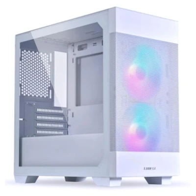 Image of Lian Li LANCOOL 205M Mesh Micro ATX Gehäuse, Tempered Glass weiß