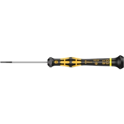 Image of Wera 1578 A Kraftform Micro ESD Slotted Screwdriver, 0.30 x 1.8 60 mm, 05030102001