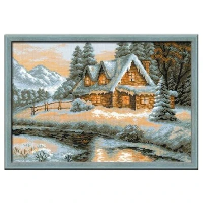 Image of Riolis Cross Stitch Kit 1080 Winter View
