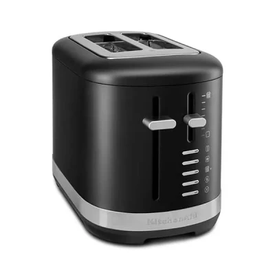 Image of KitchenAid Breakfast Suite Matte Black 2 Slice Toaster