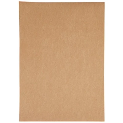 Image of Clairefontaine Ref 975016C Kraft Paper (25 Sheets) 50 x 70cm Sized Natural Brown, Smooth Side &amp; Ribbed Side, 275gsm Paper, Acid Free, pH Neutral