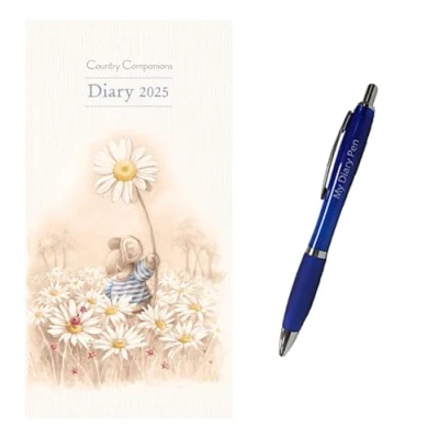 Image of Country Companions Slim Diary 2025 + Exclusive Limited Edition Pen