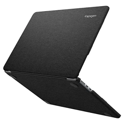 Image of Spigen Urban Fit Case Compatible with MacBook Air 13 inches 2024 M3, 2022 M2 A2681 Black