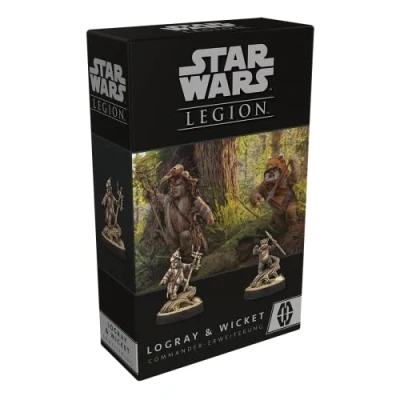 Image of Atomic Mass Games FFGD4706 Star Wars Legion Logray &amp; Wicket Game, Multicoloured, Colourful