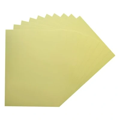 Image of Pack of 100 A5 Pastel Yellow Coloured Paper 75gsm Sheets