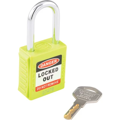 Image of Matlock Safety Lockout Green Key Padlock 20mm