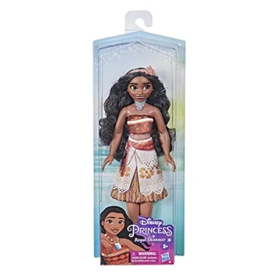Image of Disney Princess Royal Shimmer Moana Doll, Fashion Doll with Skirt and Accessories, Toy for Kids Ages 3 Up, Multicolor