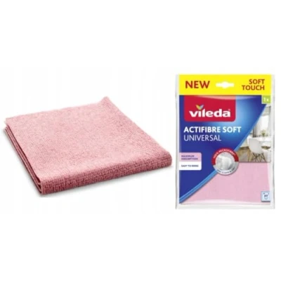 Image of Vileda ACTIFIBRE Soft cloth 1 pc cleans, absorbs, does not leave streaks and stains