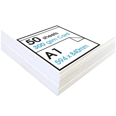 Image of Artway Studio A1 ‘High’ White Card Ideal for Presentation, Display, Mounting and Stock 300gsm (50 Sheets)