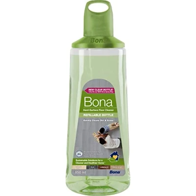Image of Bona Premium Spray Mop Cartridge, Hard Surface Floor Cleaner, for Stone, Tile, Laminate, LVT Floors, 850ml