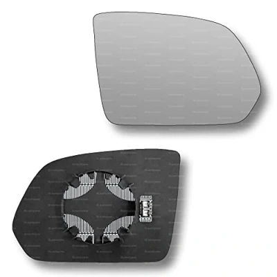 Image of Less4spares Replacement Wing Mirror Glass Right Compatible with Mercedes Vito 2015 2022 CLIP ON Driver Off side Heated Convex