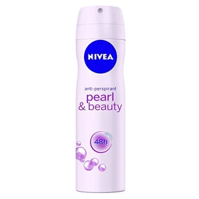 Image of Nivea Pearl and Beauty 48 Hour Anti Perspirant Deodorant, 150 ml, Pack of 6