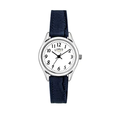 Image of Limit Ladies Analogue Quartz Watch with Blue Strap &amp; White Dial 60201