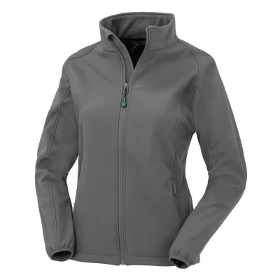 Image of Result Genuine Recycled Womens/Ladies Printable Soft Shell Jacket, Workguard Grey, XL