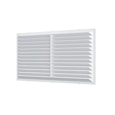 Image of White Air Vent Grille / 170mm x 80mm with Fly Screen Ducting Ventilation Cover/Anti Insect Mesh
