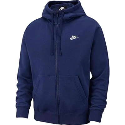 Image of Nike Men&#039;s Sweatshirt, Midnight Navy/Midnight Navy/(White), CUSTM