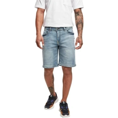 Image of Urban Classics Denim shorts, Men&#039;s, Size: 32, Light destroyed washed