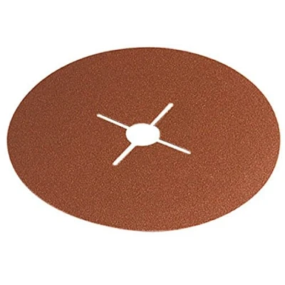 Image of wolfcraft 5 Fibre Sanding Discs for metal, Ø 125 mm, grain 24 I 2466000