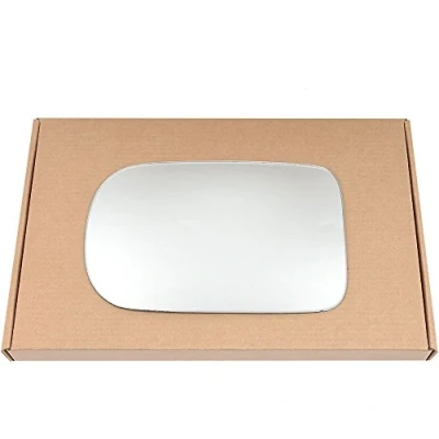 Image of Less4spares Wing Mirror Glass Left Compatible with Jaguar S Type 1998 2002 STICK ON Passenger Near Side Convex