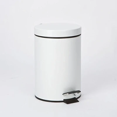 Image of Highlands PEDAL BIN Waste RUBBISH KITCHEN Office Stainless Steel BATHROOM TOILET