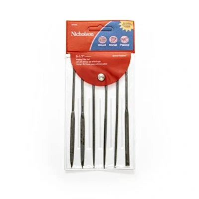 Image of Crescent Red Wallet Needle Mini File Set 6 Piece 42030