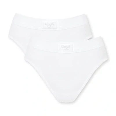 Image of Sloggi Double Comfort TAI Briefs, Women&#039;s, Size: 12, White