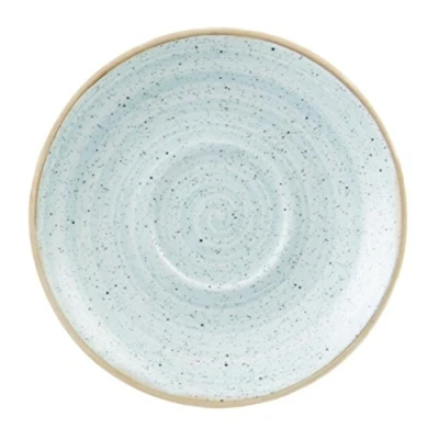 Image of Churchill Stonecast Cappuccino Saucer Duck Egg Blue 158mm Pack of 12