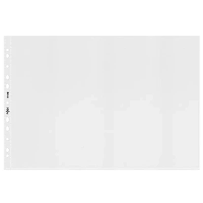 Image of Rexel Nyrex A3 Plastic Punched Wallets Top Opening, Pack of 10