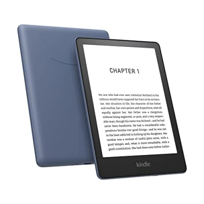 Image of Certified Refurbished Kindle Paperwhite Signature Edition 32 GB With a 6.8&quot; display, wireless charging and auto adjusting front light ads Denim