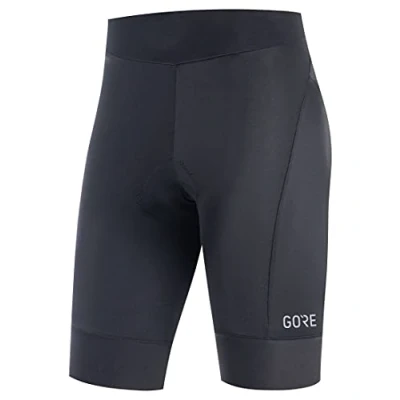Image of GORE WEAR Short Women&#039;s Cycling Trousers with Seat Pad, C3, Black, 34