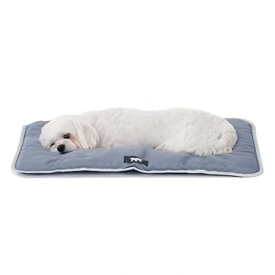 Image of Ferplast Dog Mat &amp; Cat Bed Small Washable Mattress Waterproof Scratchproof For Cars, Houses, Kennels and Baskets Soft Jolly 57 x 38 CM, S, GREY