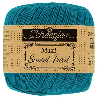 Image of Scheepjes Maxi Sweet Treat 400 Petrol Blue Yarn 10x25g