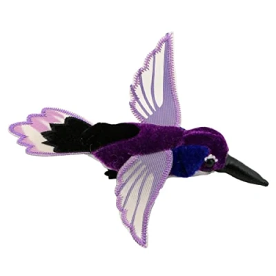 Image of The Puppet Company Finger Puppets Purple Hummingbird