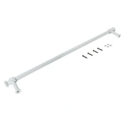 Image of First4spares &#039;Cut to Size&#039; Door Handle/Towel Rail for Indesit Oven Cookers (600mm, White)